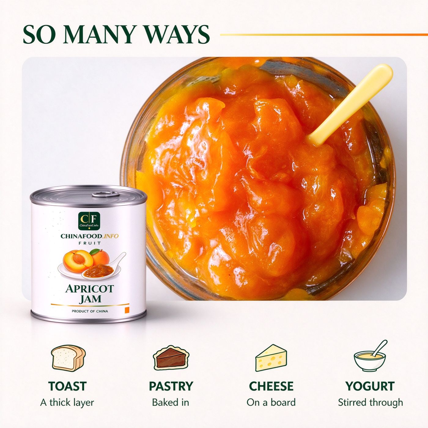 Apricot jam serving ideas
