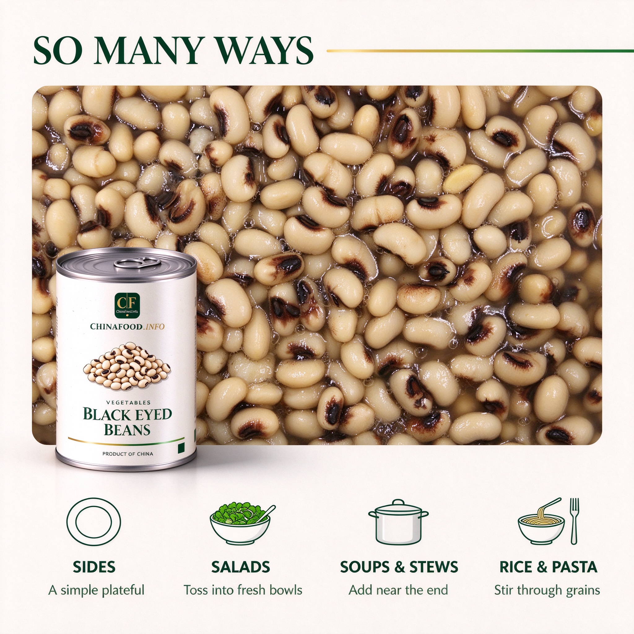 Black eyed beans serving ideas