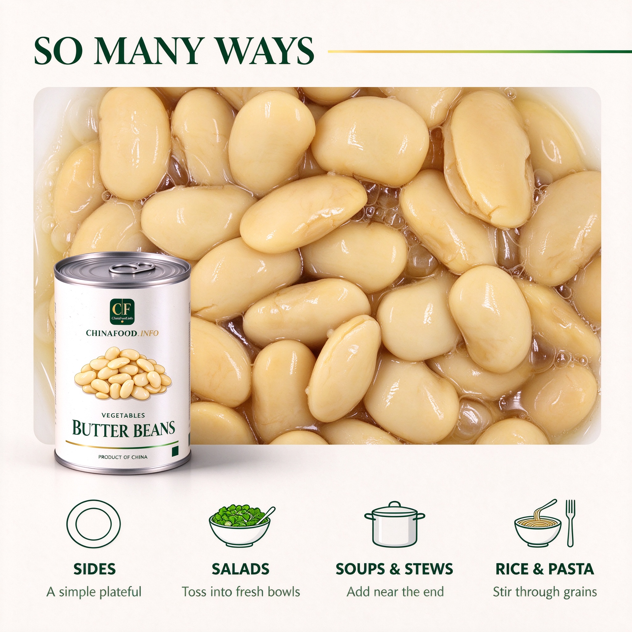 Canned butter beans serving ideas
