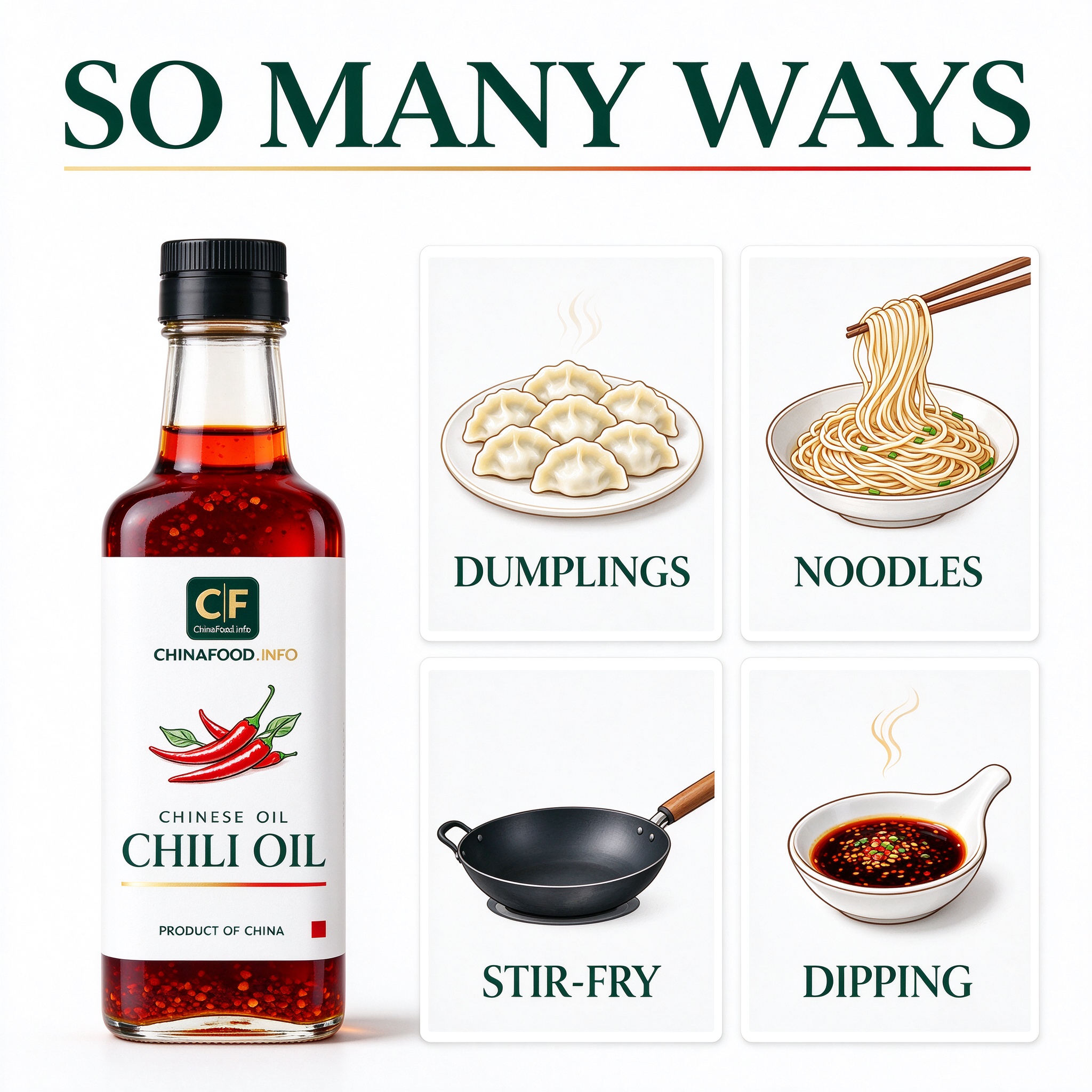 Chili oil — So many ways