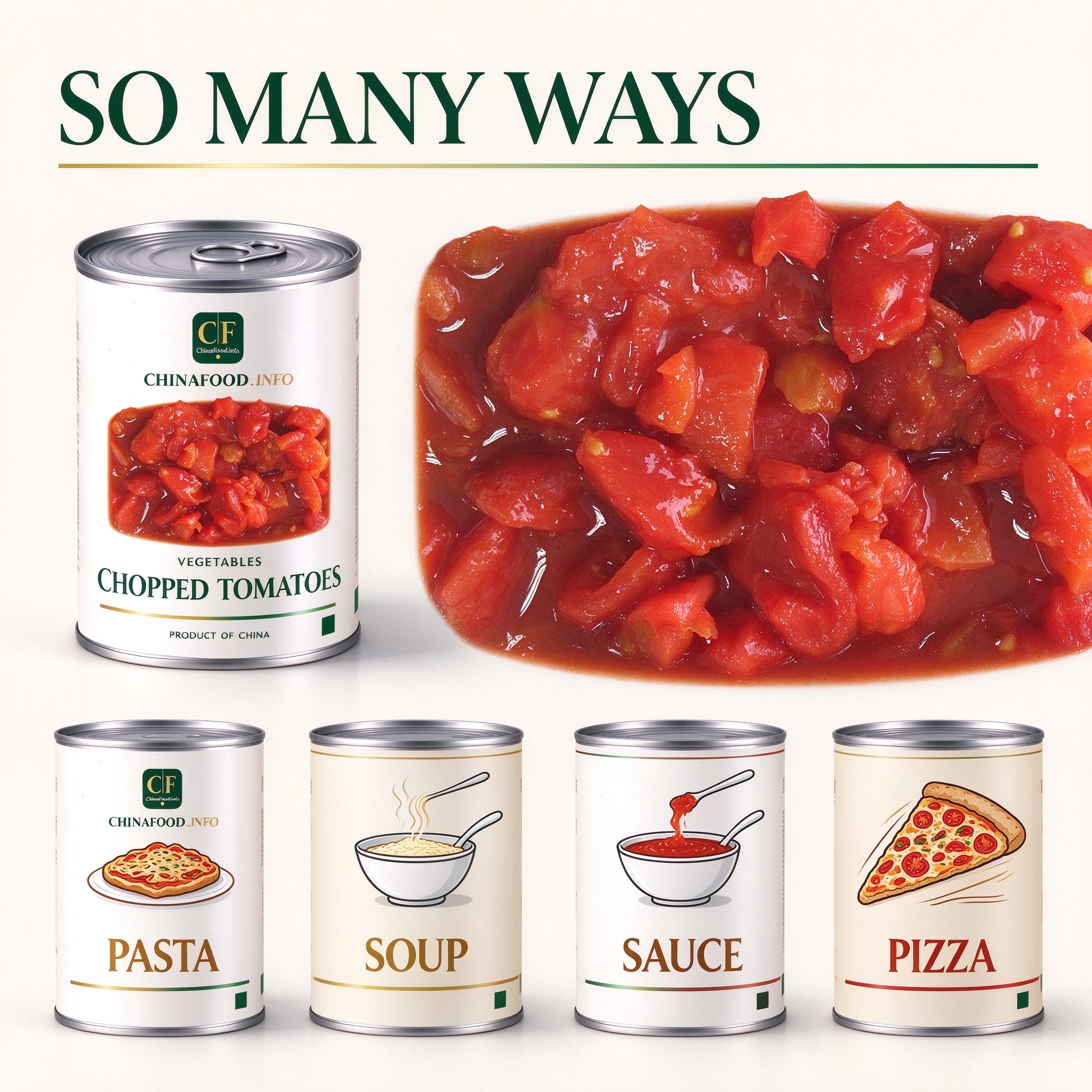Canned chopped tomatoes serving ideas