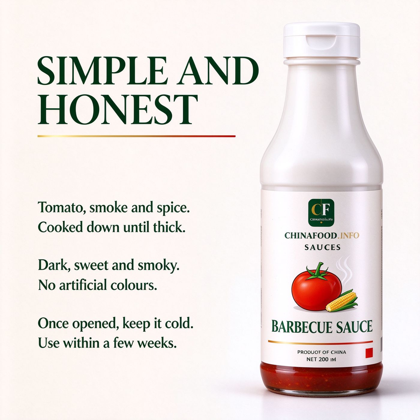 Barbecue sauce — Simple and honest