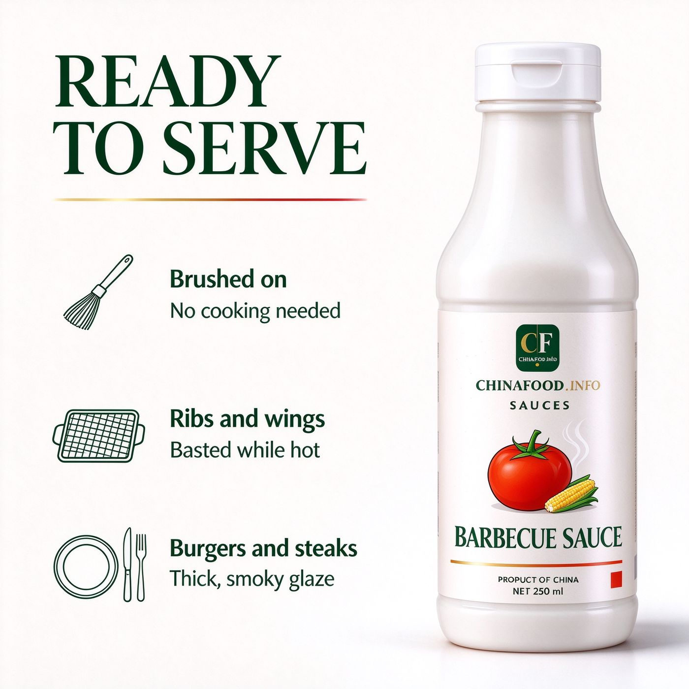 Barbecue sauce — Ready to use