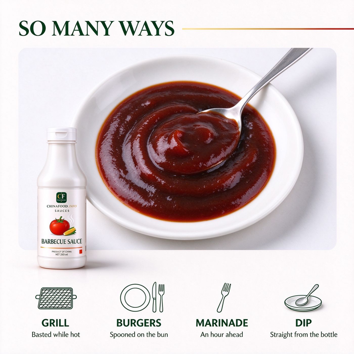Barbecue sauce — So many ways — alternate view