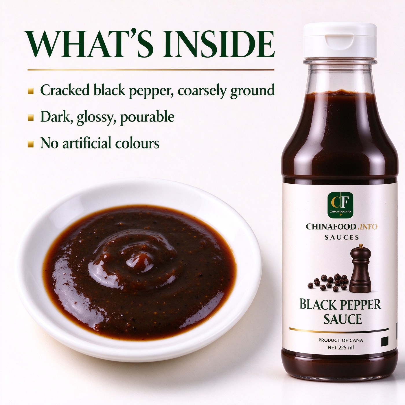 Black pepper sauce — What's inside