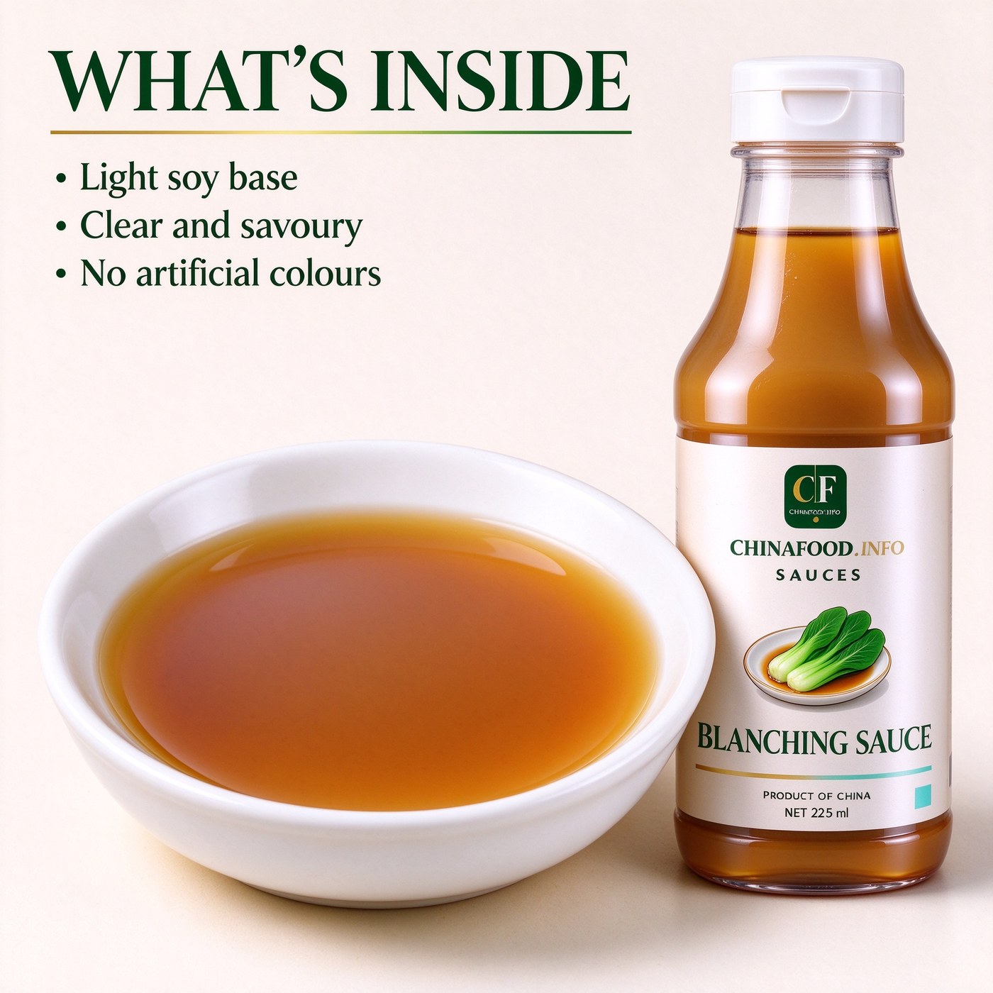 Blanching sauce — What's inside