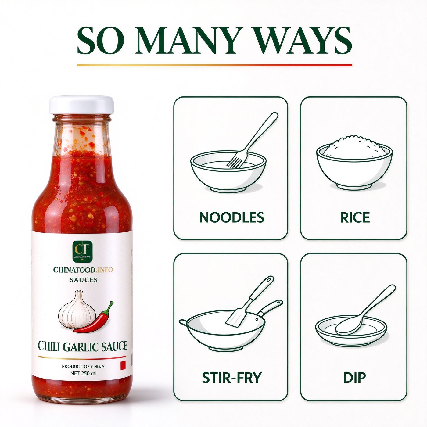 Chilli garlic sauce — So many ways