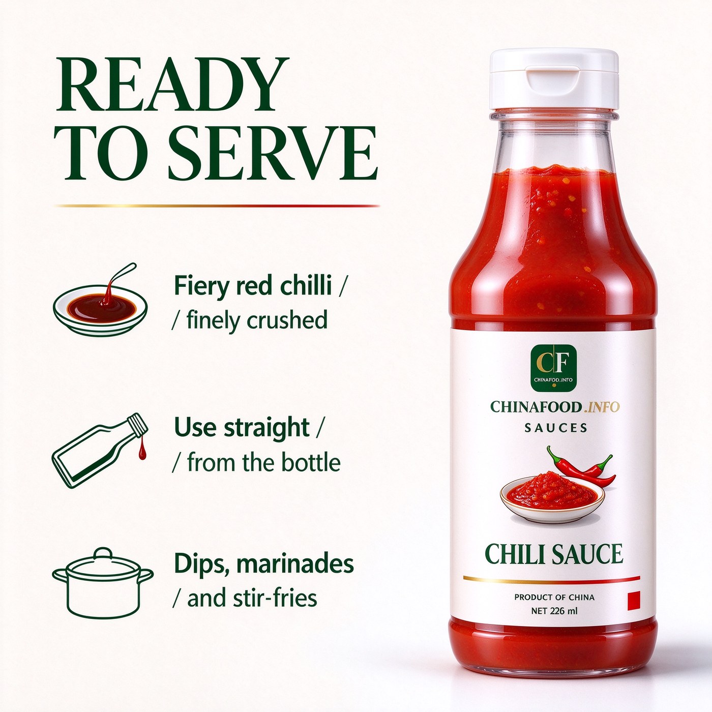 Chilli sauce — Ready to use