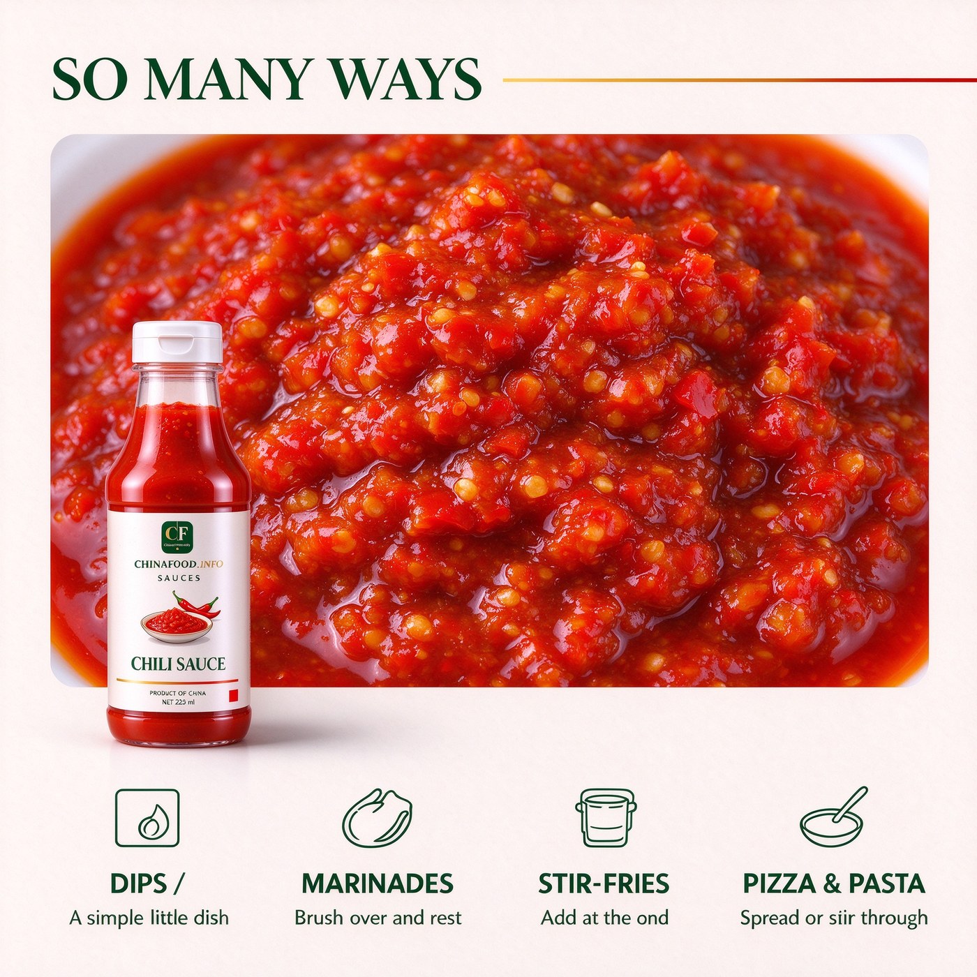 Chilli sauce — So many ways — alternate view