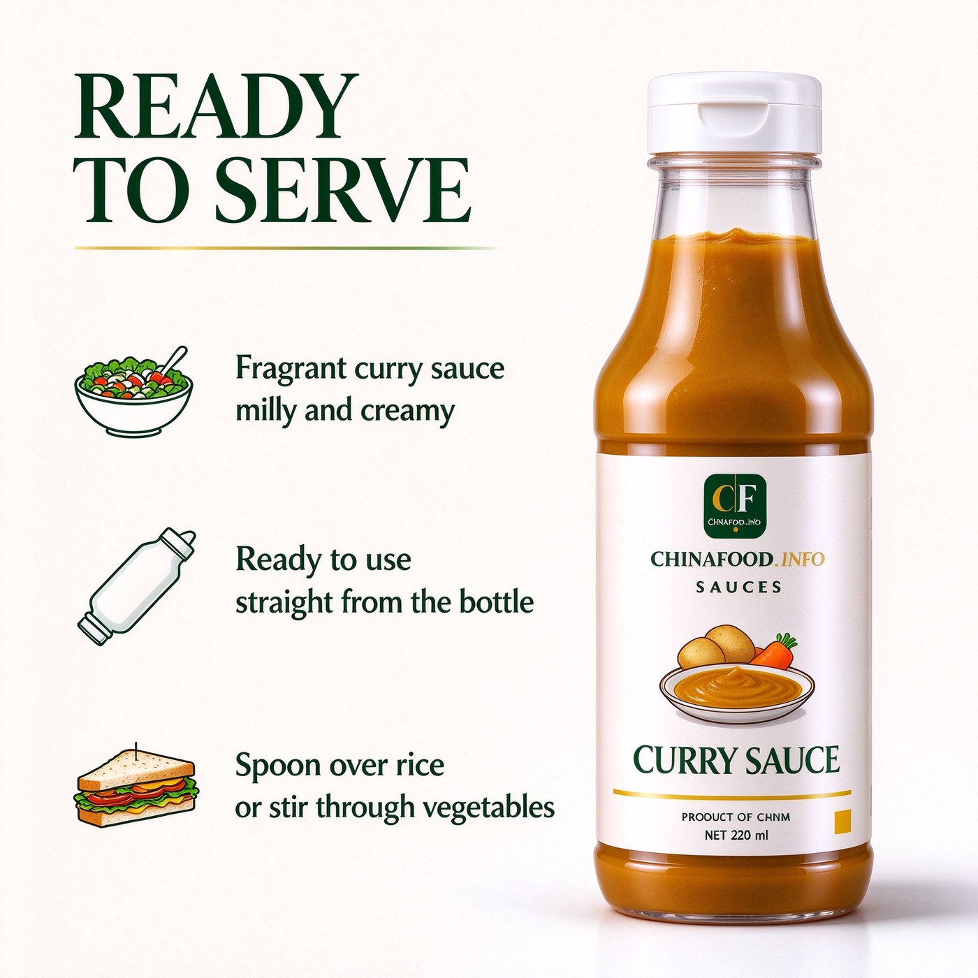 Curry sauce — Ready to use