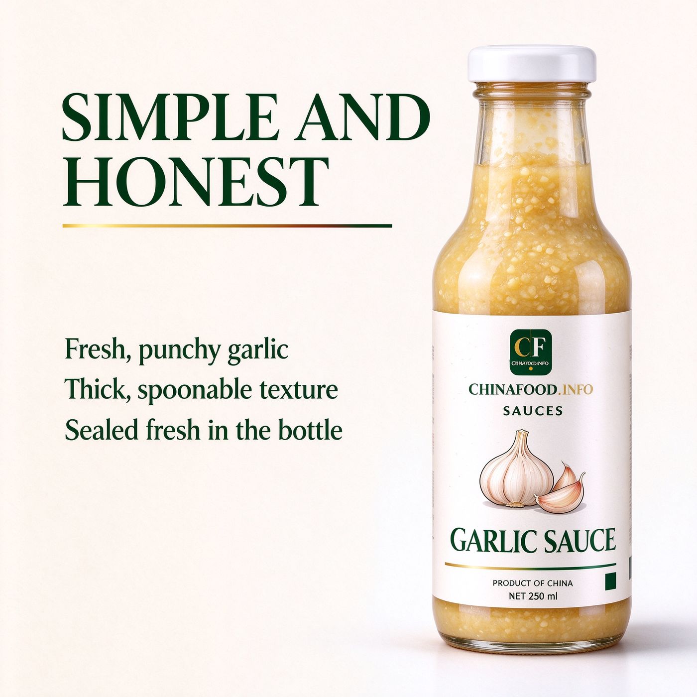 Garlic sauce — Simple and honest