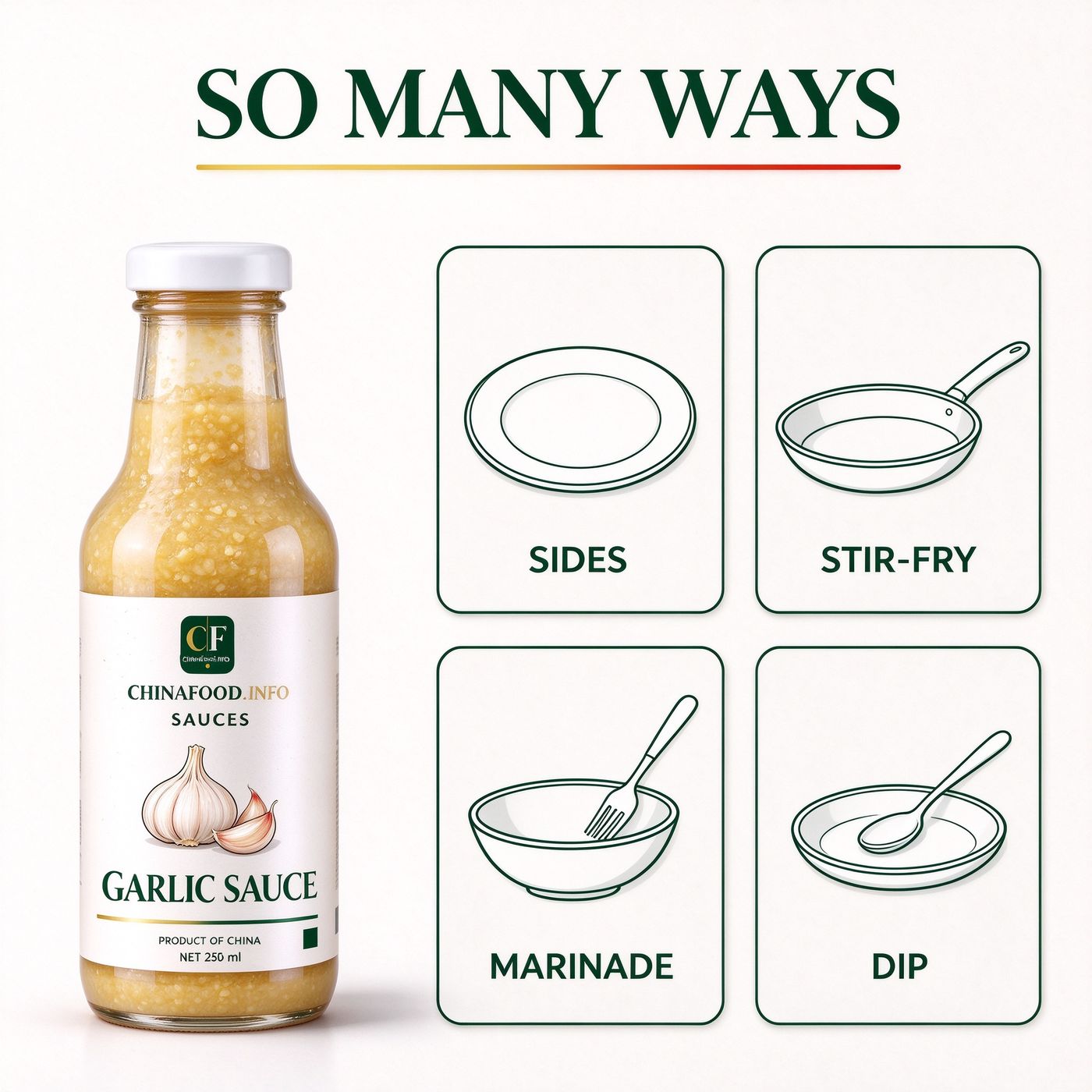 Garlic sauce — So many ways