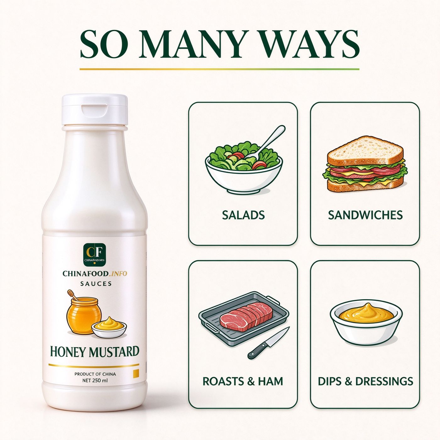 Honey mustard — So many ways