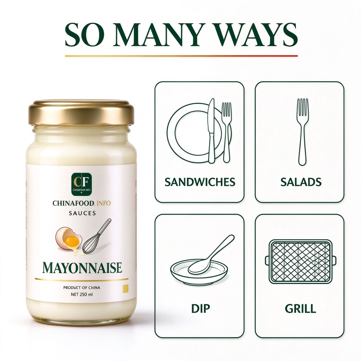 Mayonnaise — So many ways