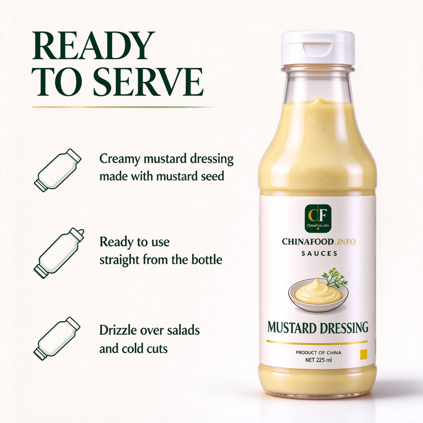Mustard dressing — Ready to use