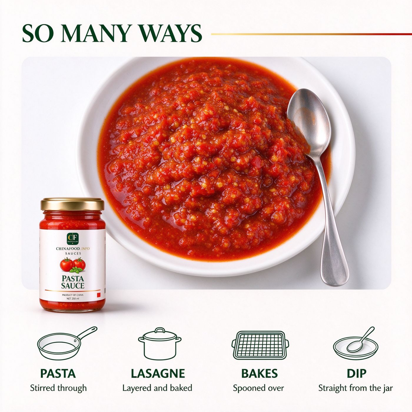 Pasta sauce — So many ways — alternate view