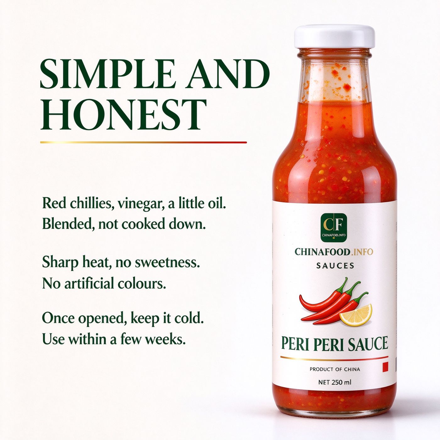 Peri peri sauce — Simple and honest