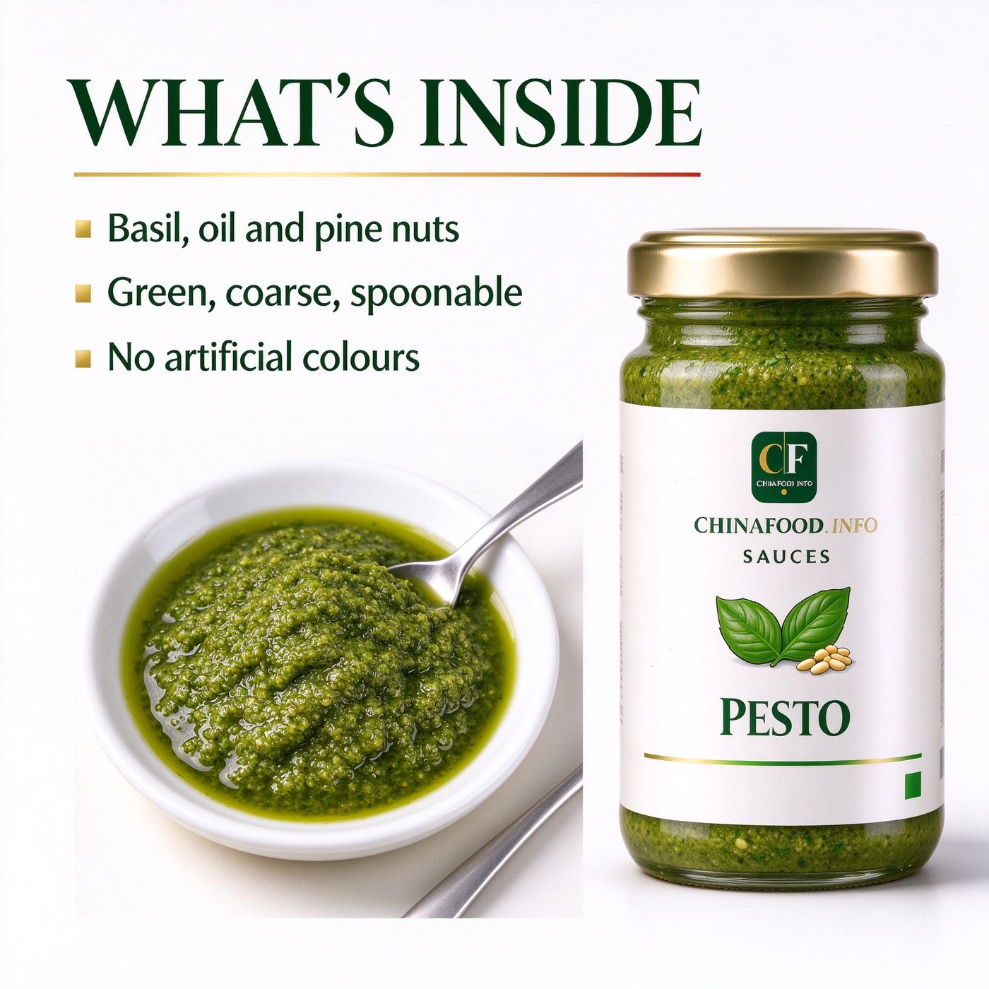 Pesto — What's inside
