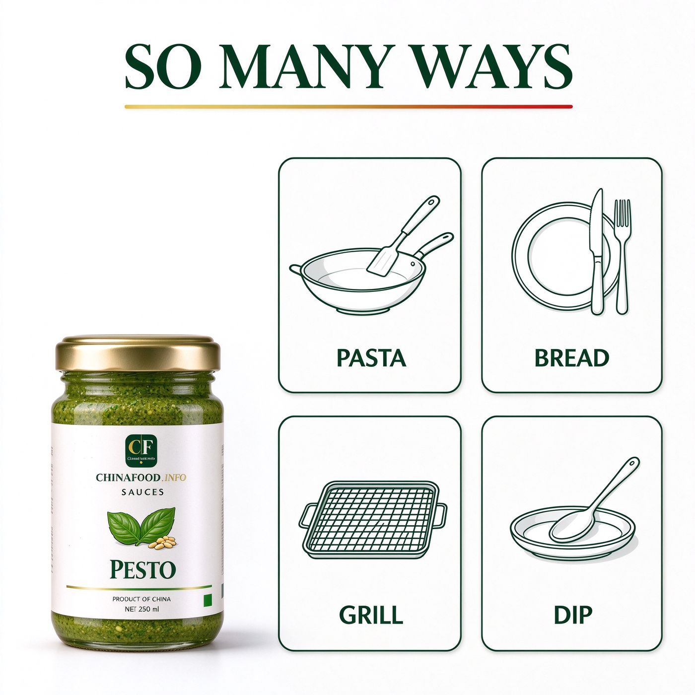 Pesto — So many ways