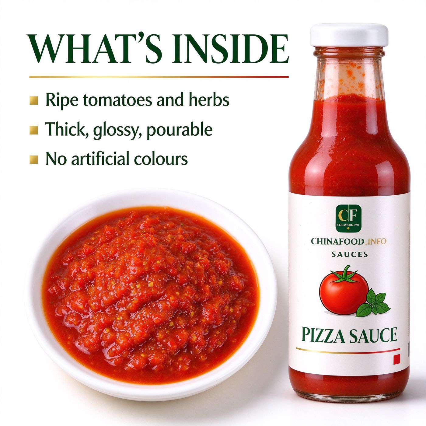 Pizza sauce — What's inside