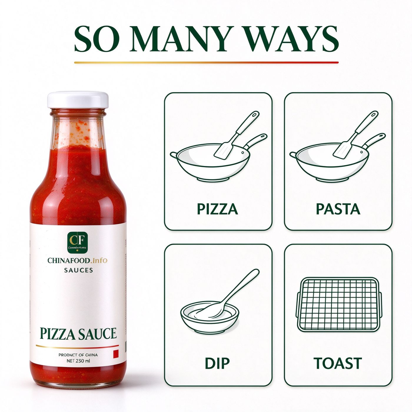 Pizza sauce — So many ways