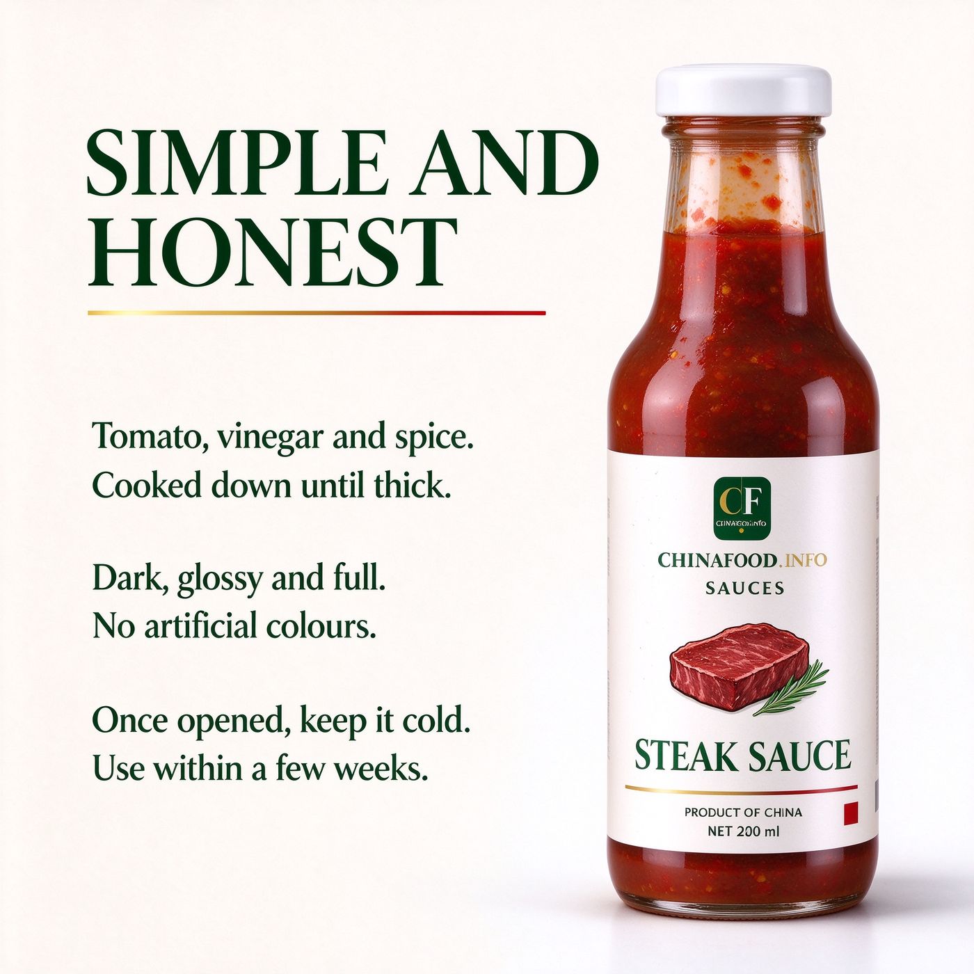 Steak sauce — Simple and honest