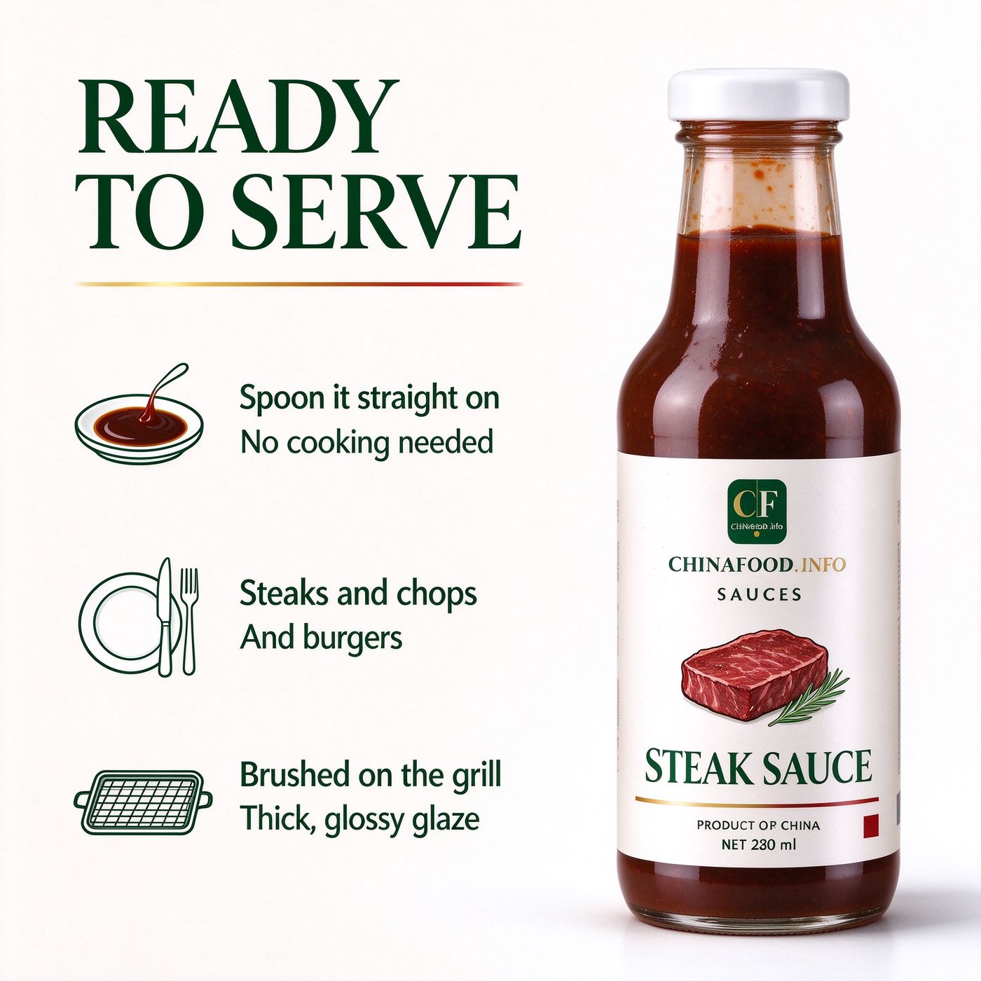 Steak sauce — Ready to use