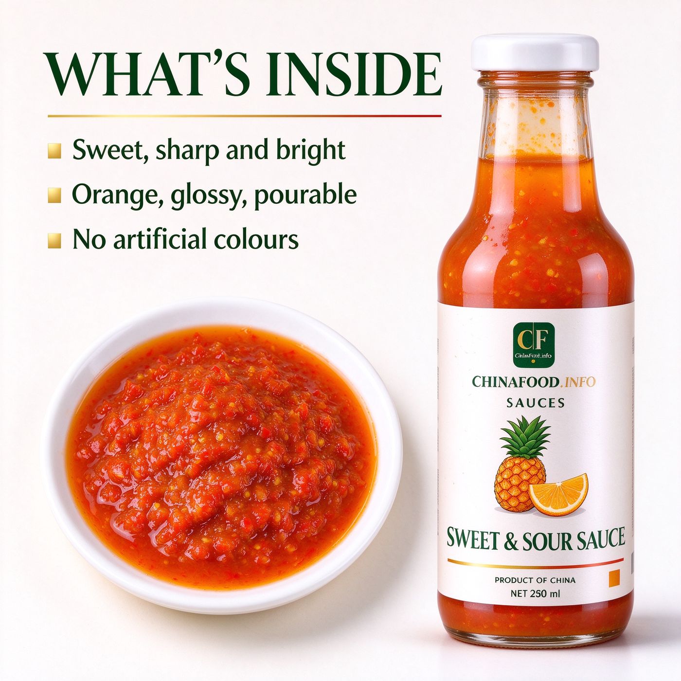 Sweet & sour sauce — What's inside