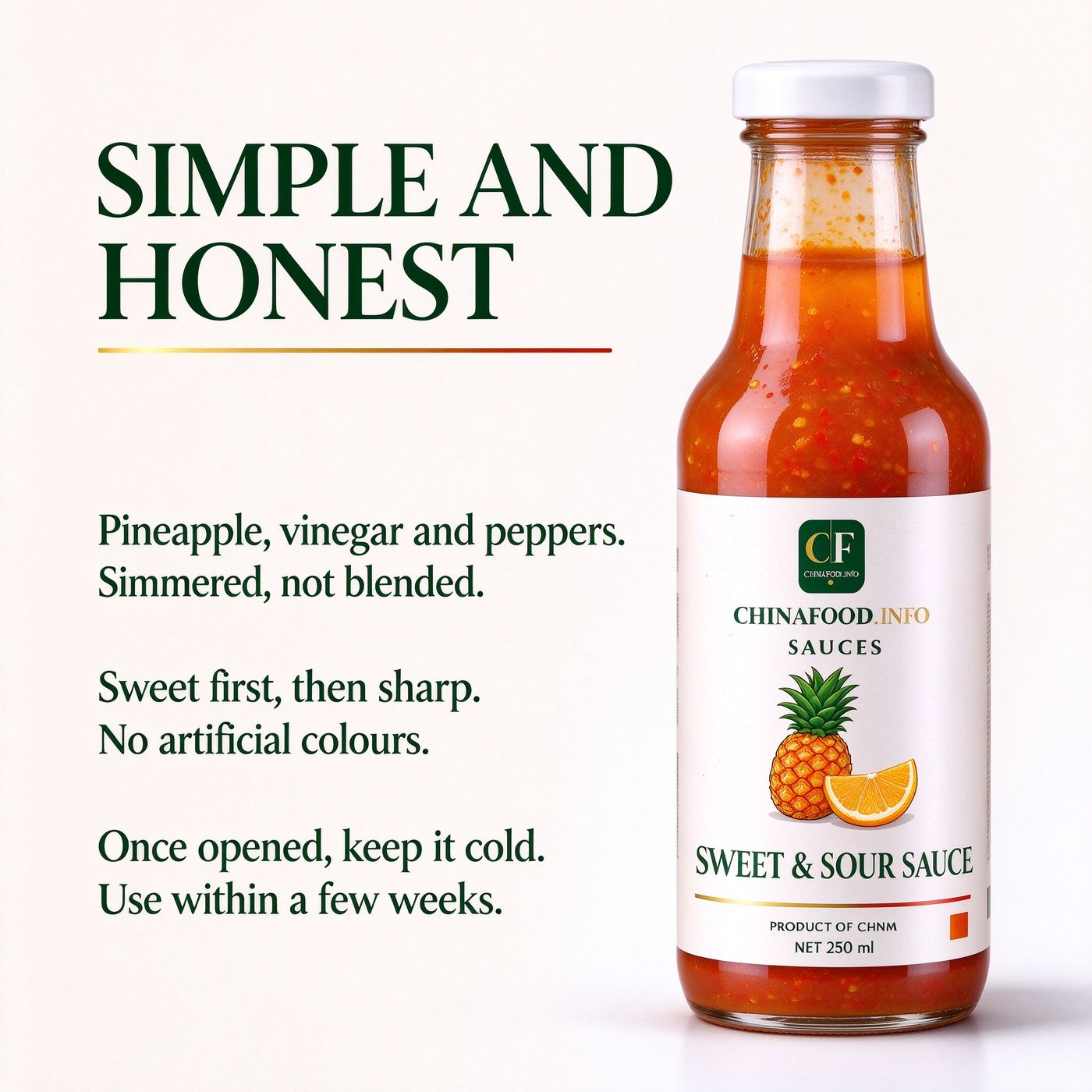 Sweet & sour sauce — Simple and honest