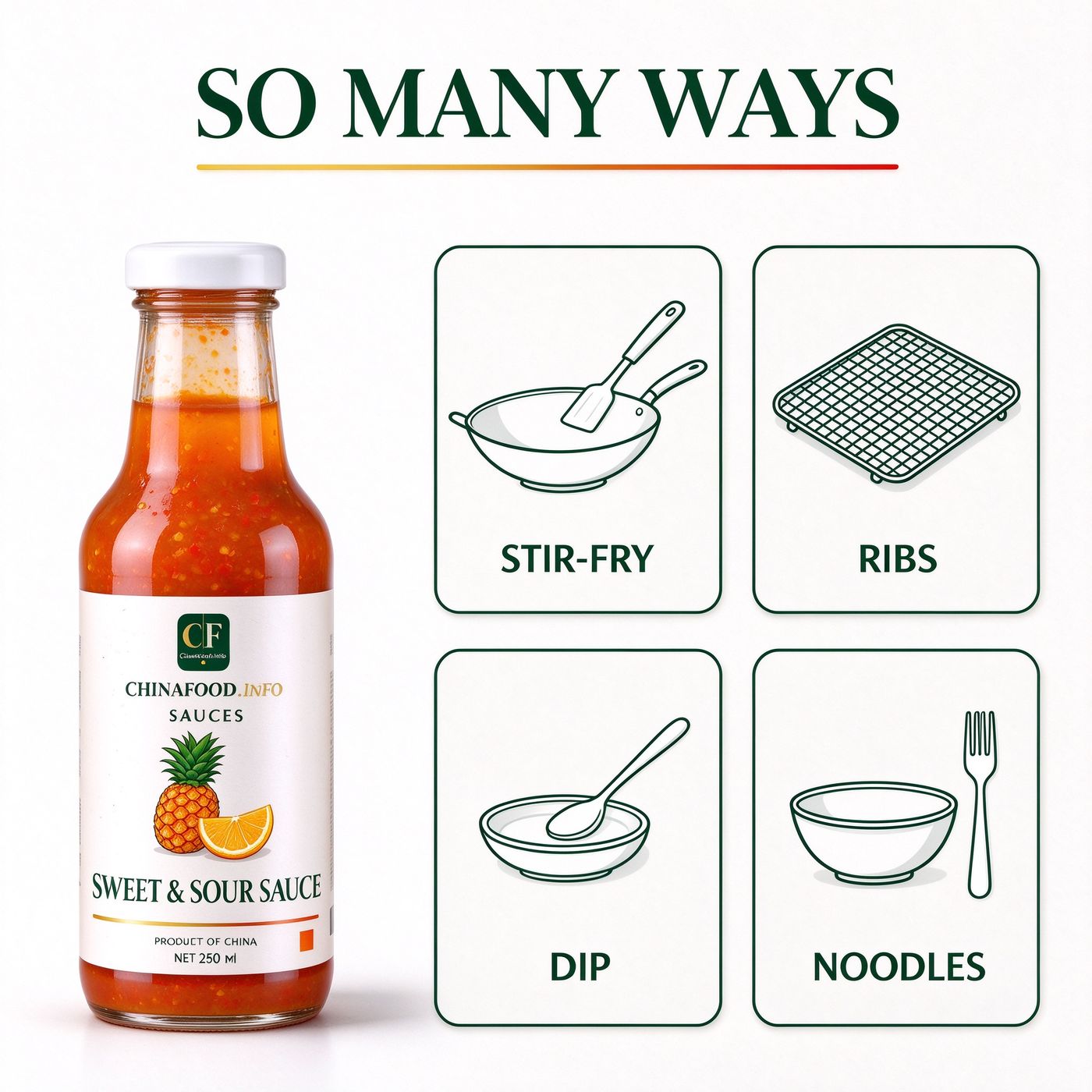 Sweet & sour sauce — So many ways