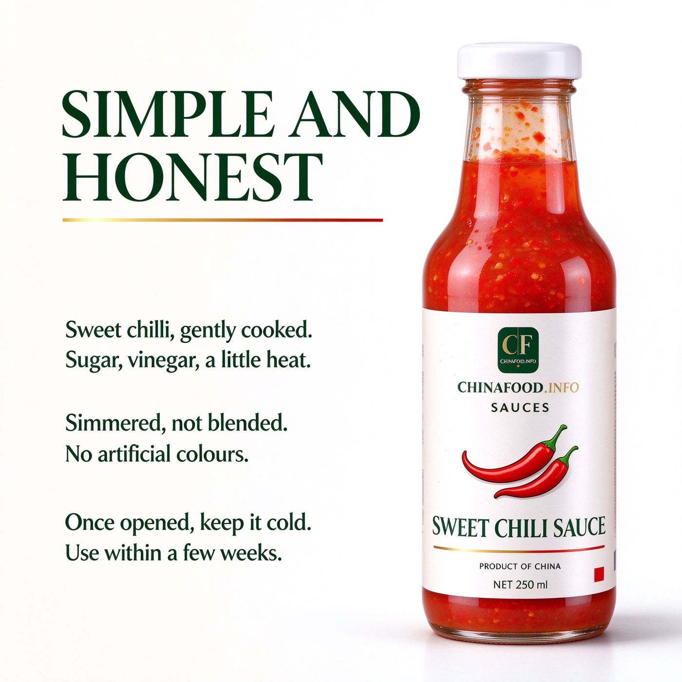 Sweet chilli sauce — Simple and honest
