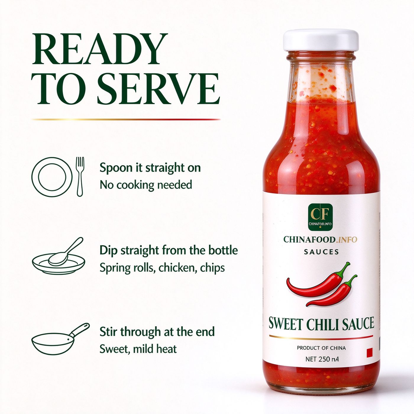 Sweet chilli sauce — Ready to use
