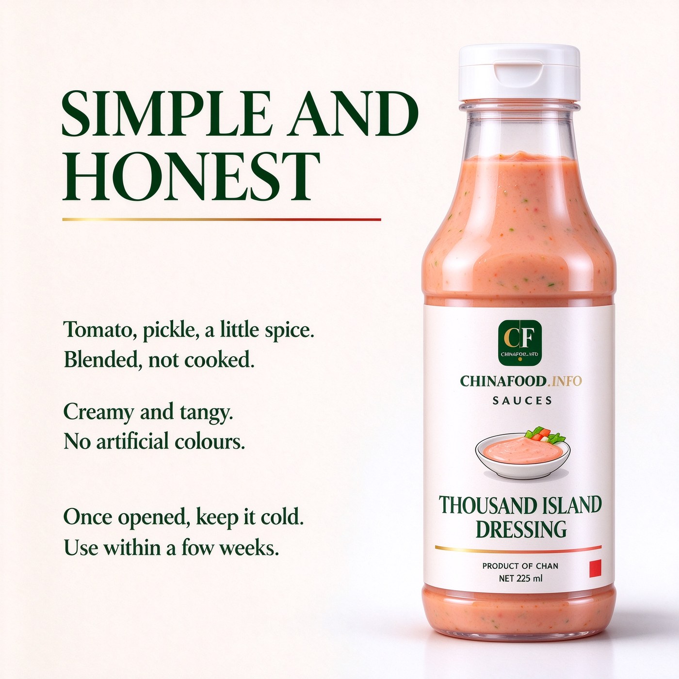 Thousand island classic — Simple and honest