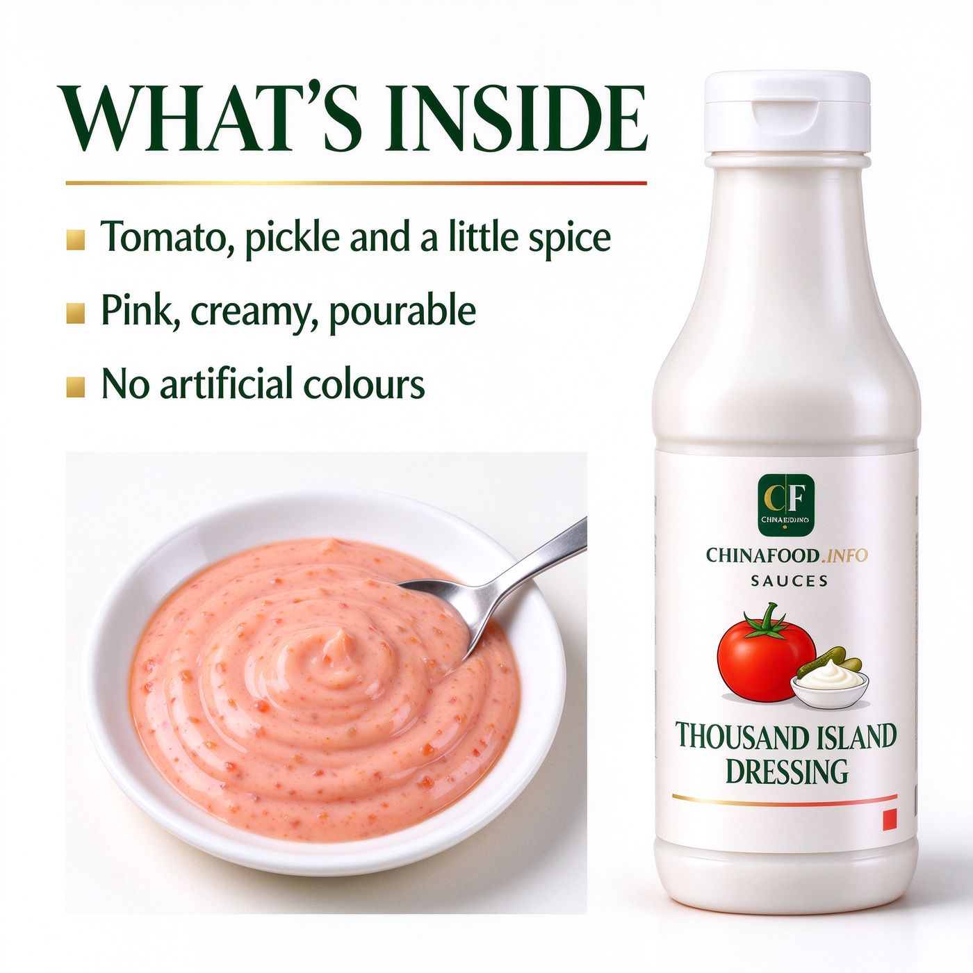 Thousand island dressing — What's inside