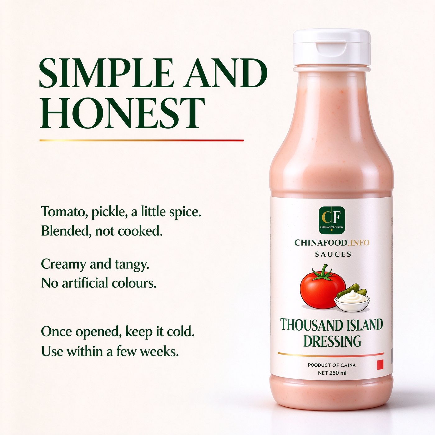 Thousand island dressing — Simple and honest