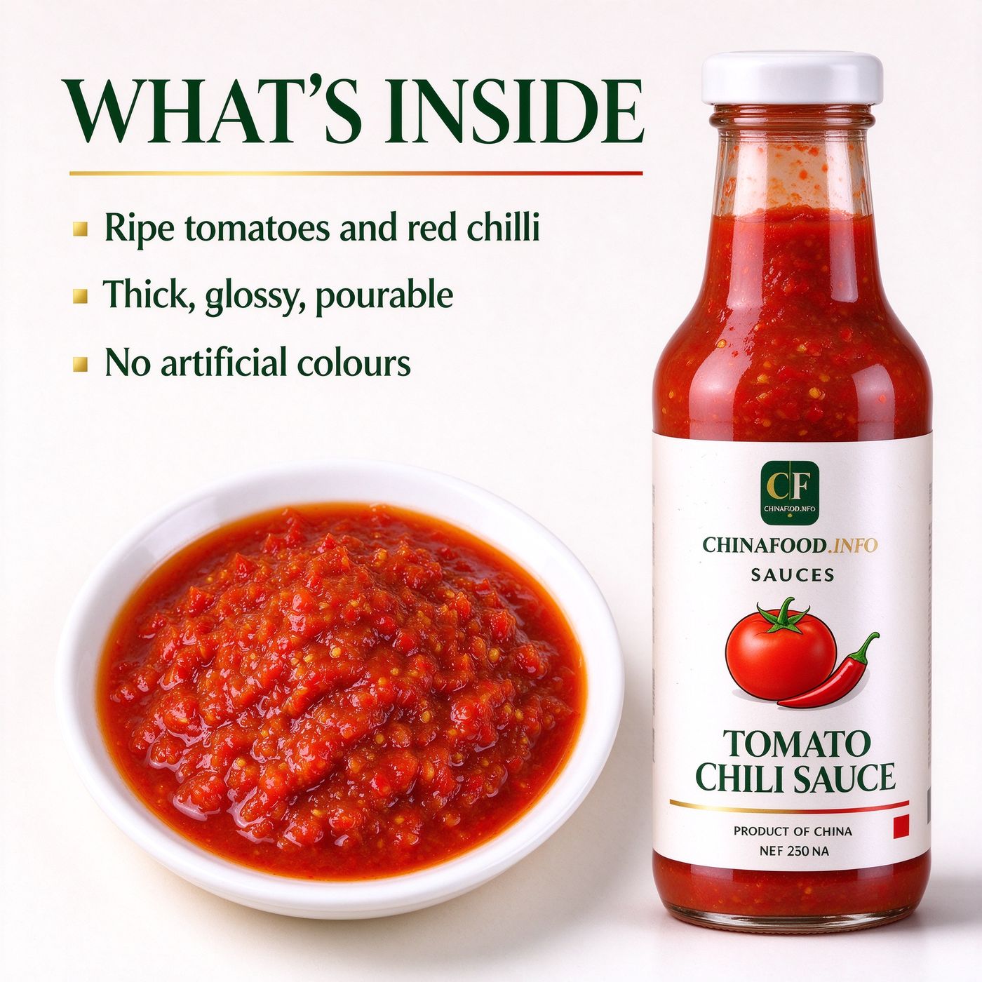Tomato chilli sauce — What's inside