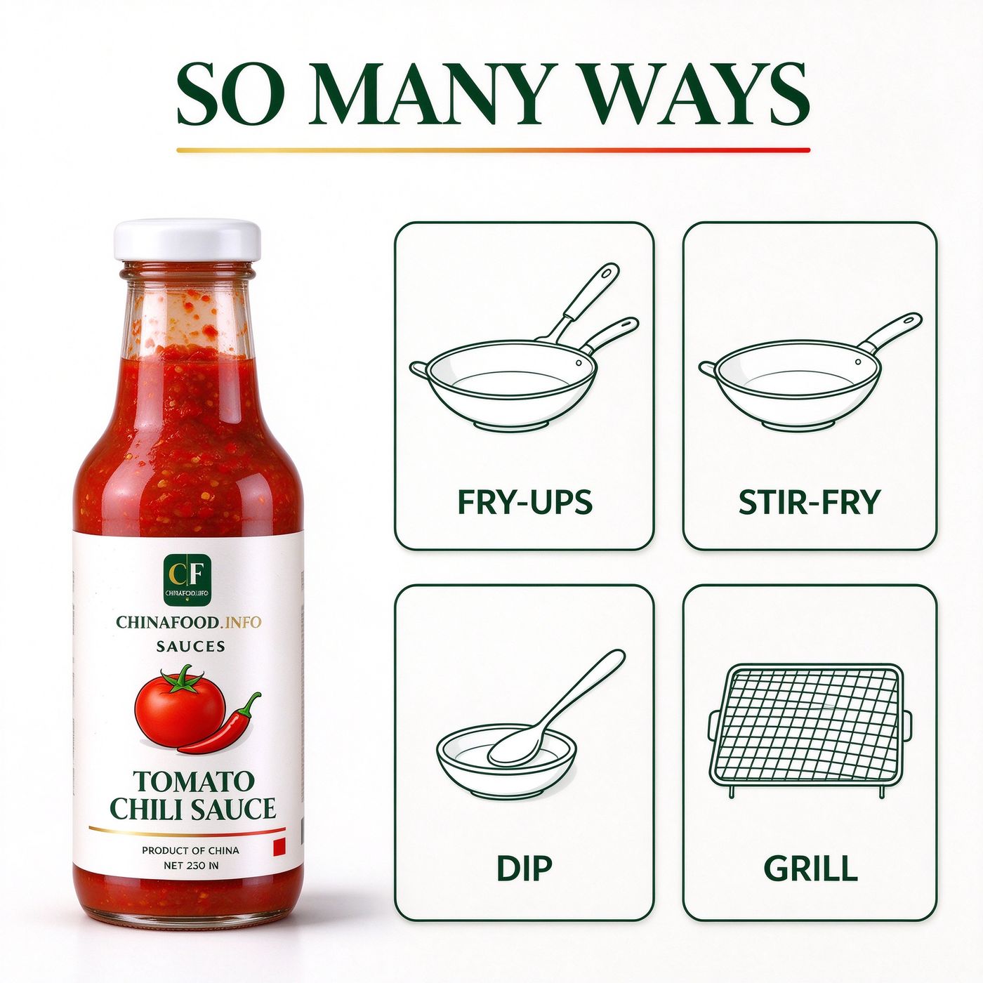 Tomato chilli sauce — So many ways