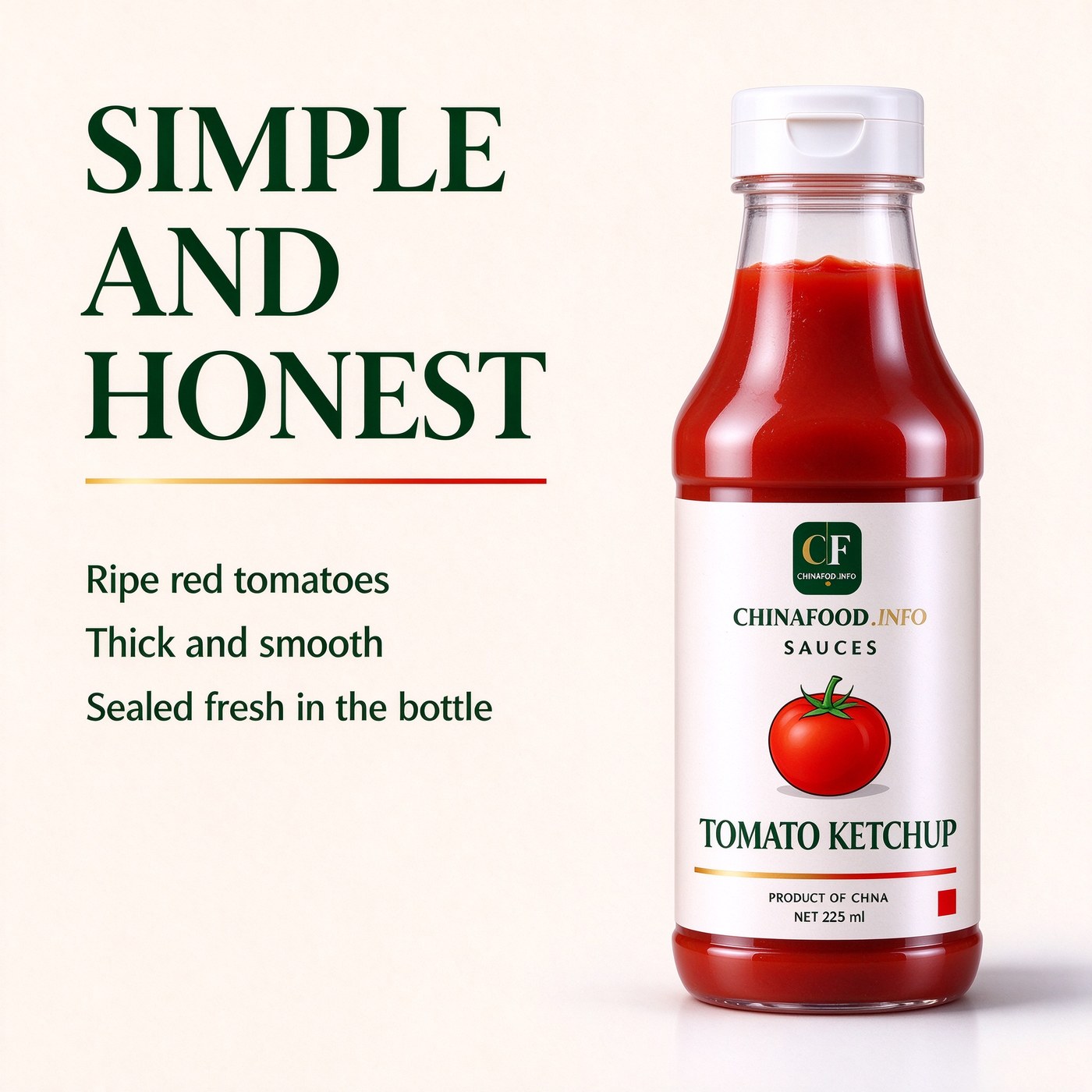 Tomato ketchup — Simple and honest