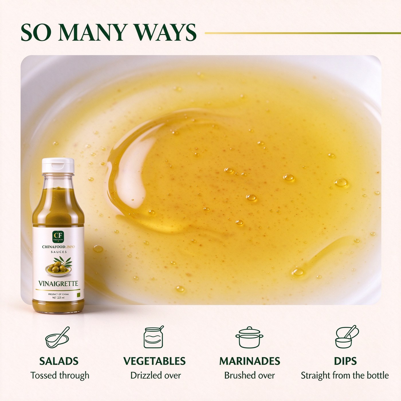 Vinaigrette — So many ways — alternate view