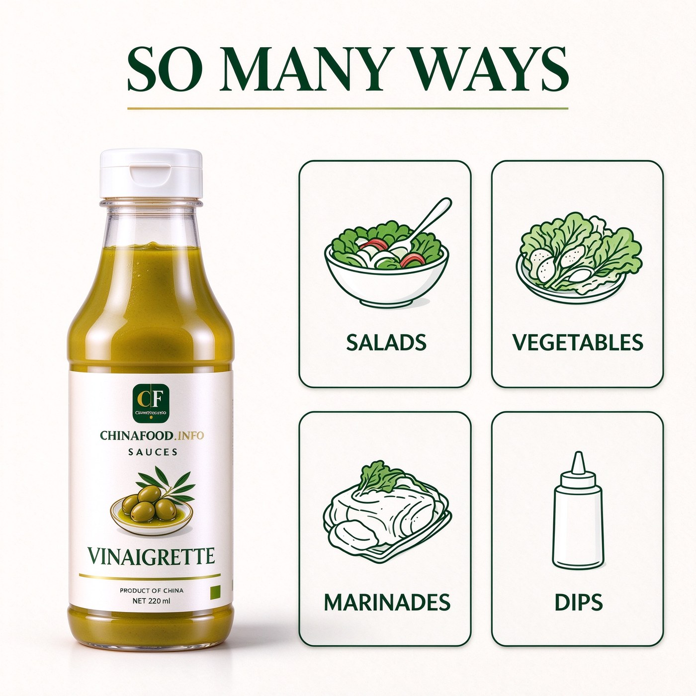 Vinaigrette — So many ways