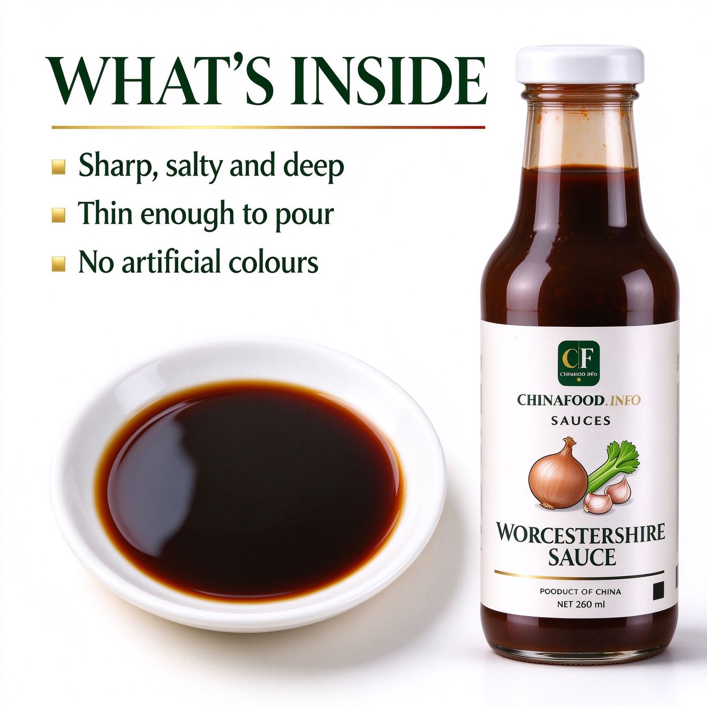 Worcestershire sauce — What's inside