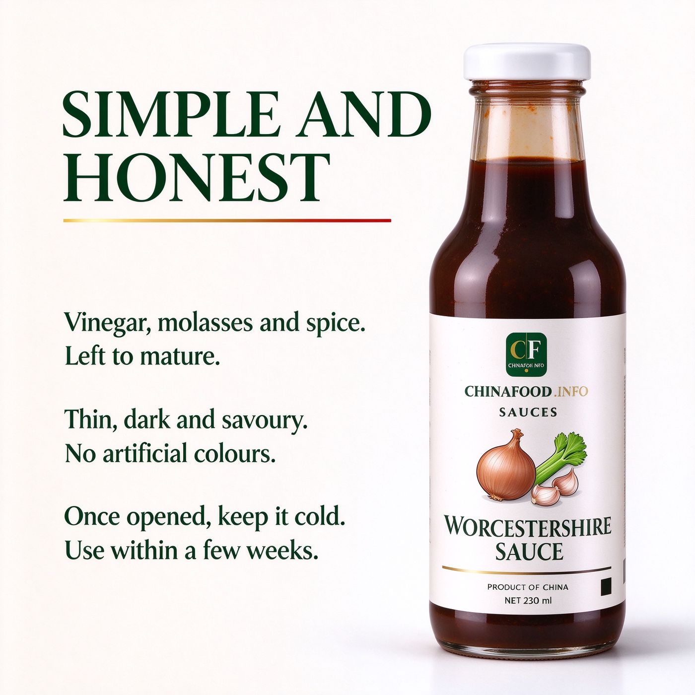 Worcestershire sauce — Simple and honest