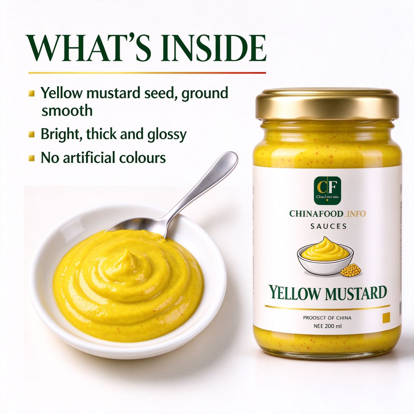 Yellow mustard — What's inside