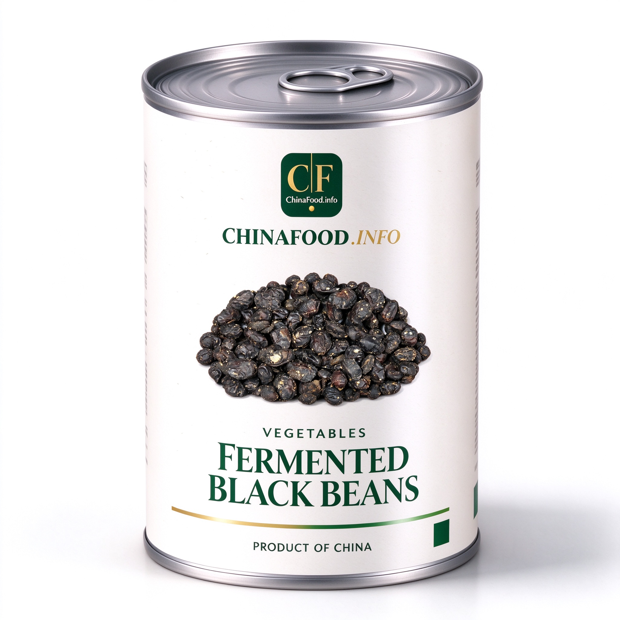 Canned fermented black beans trade can