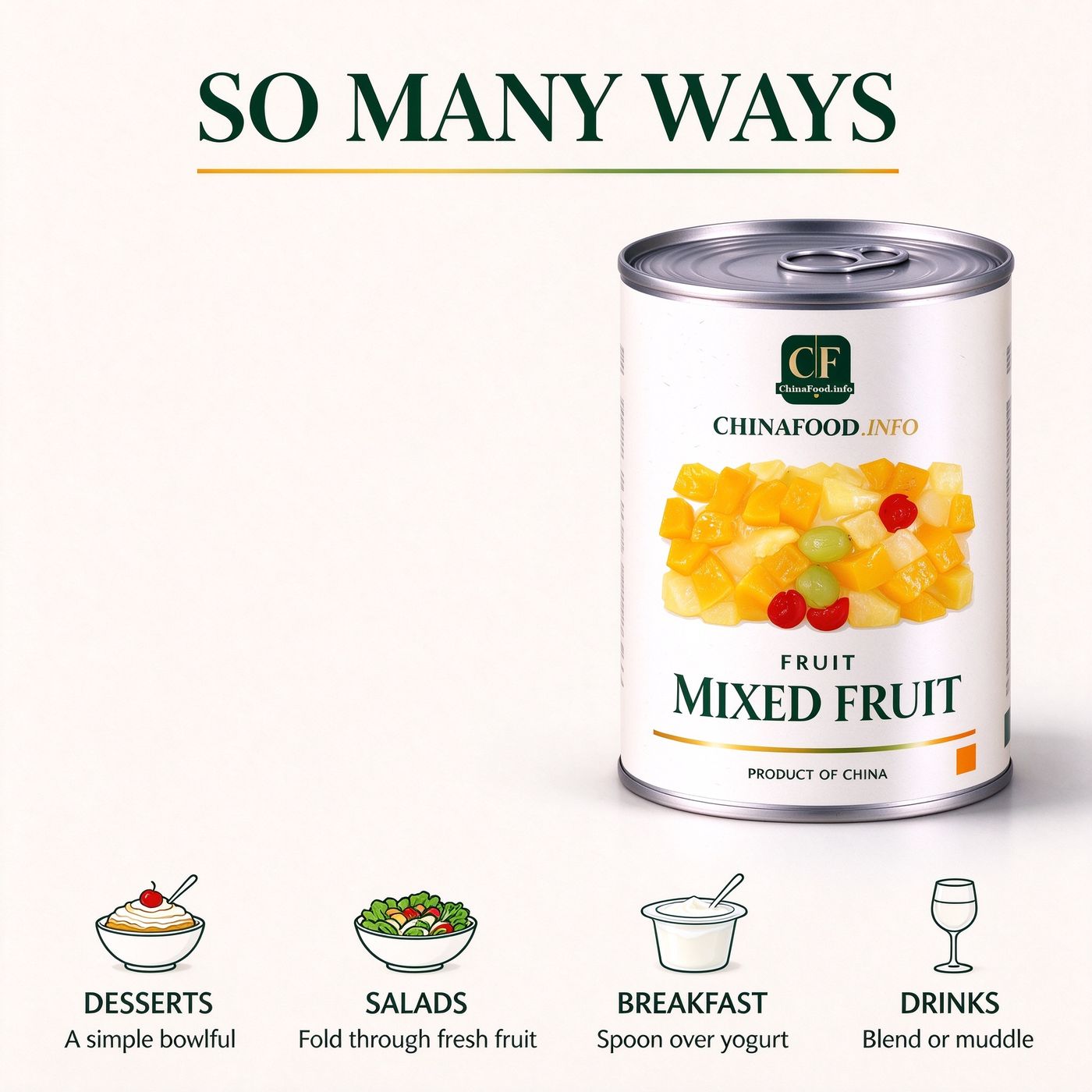 Canned fruit cocktail serving ideas panel