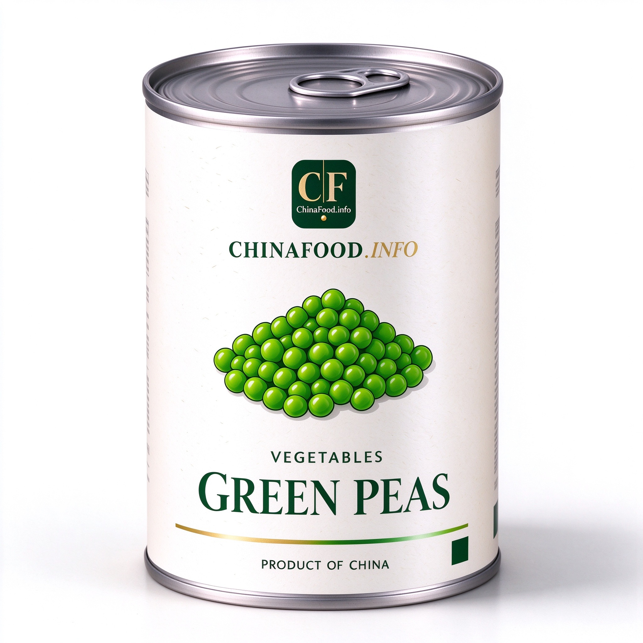 canned green peas - can render