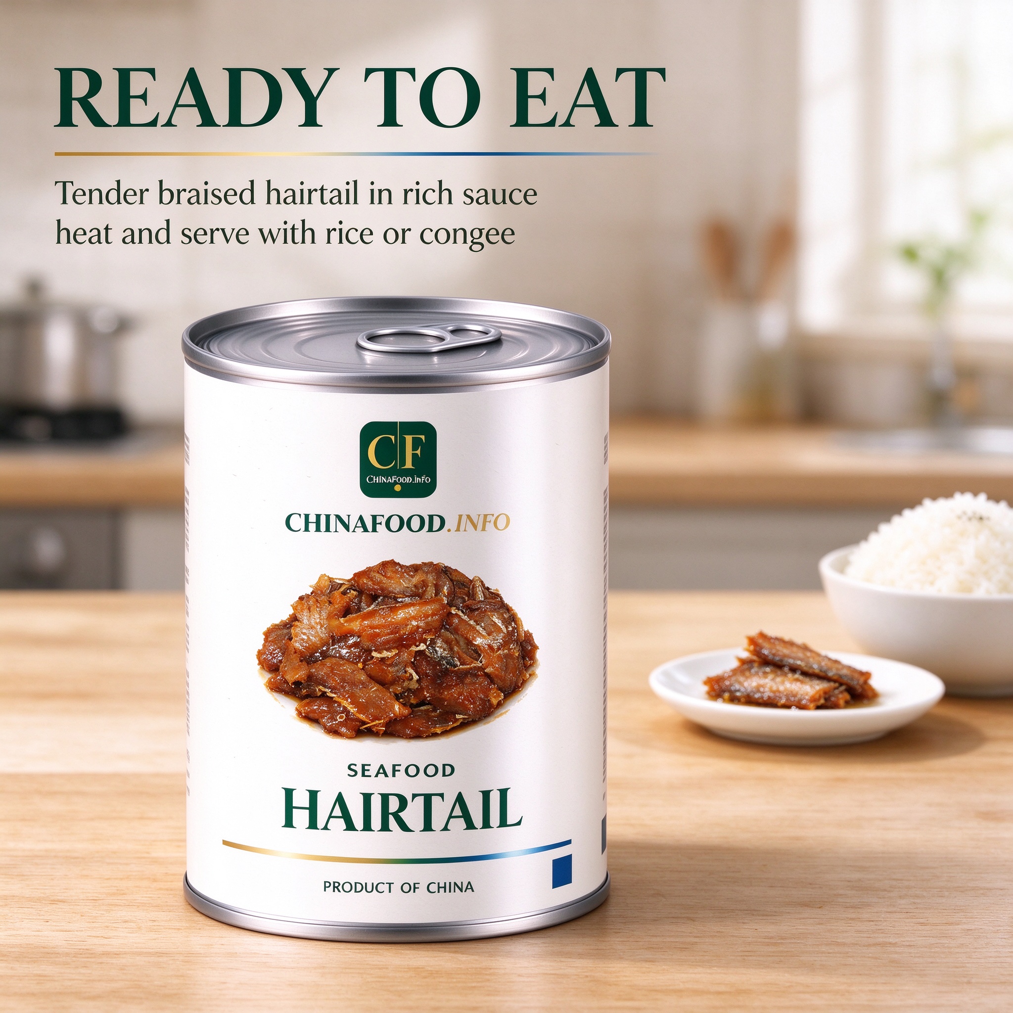 Hairtail served from the tin