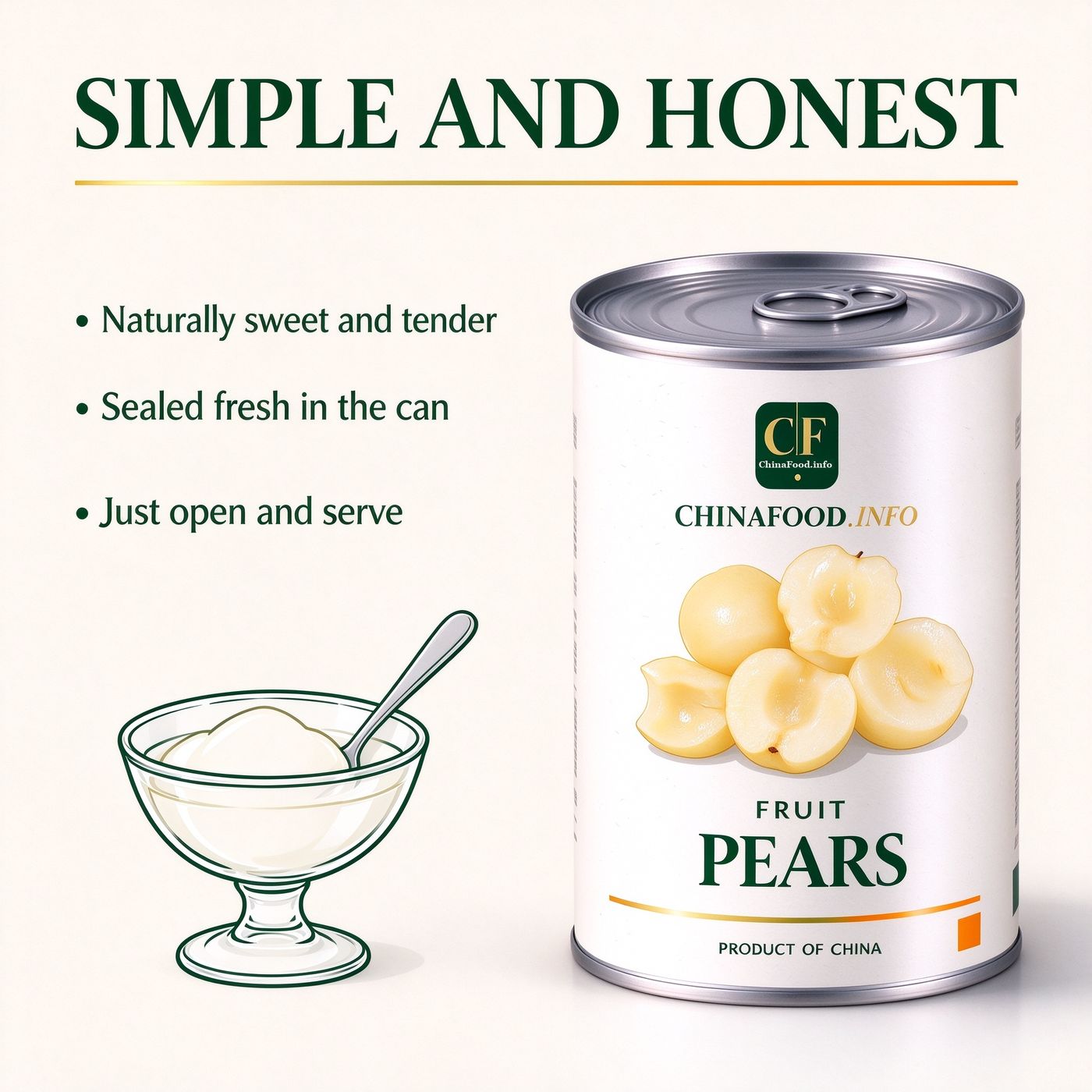 Canned pear halves close up