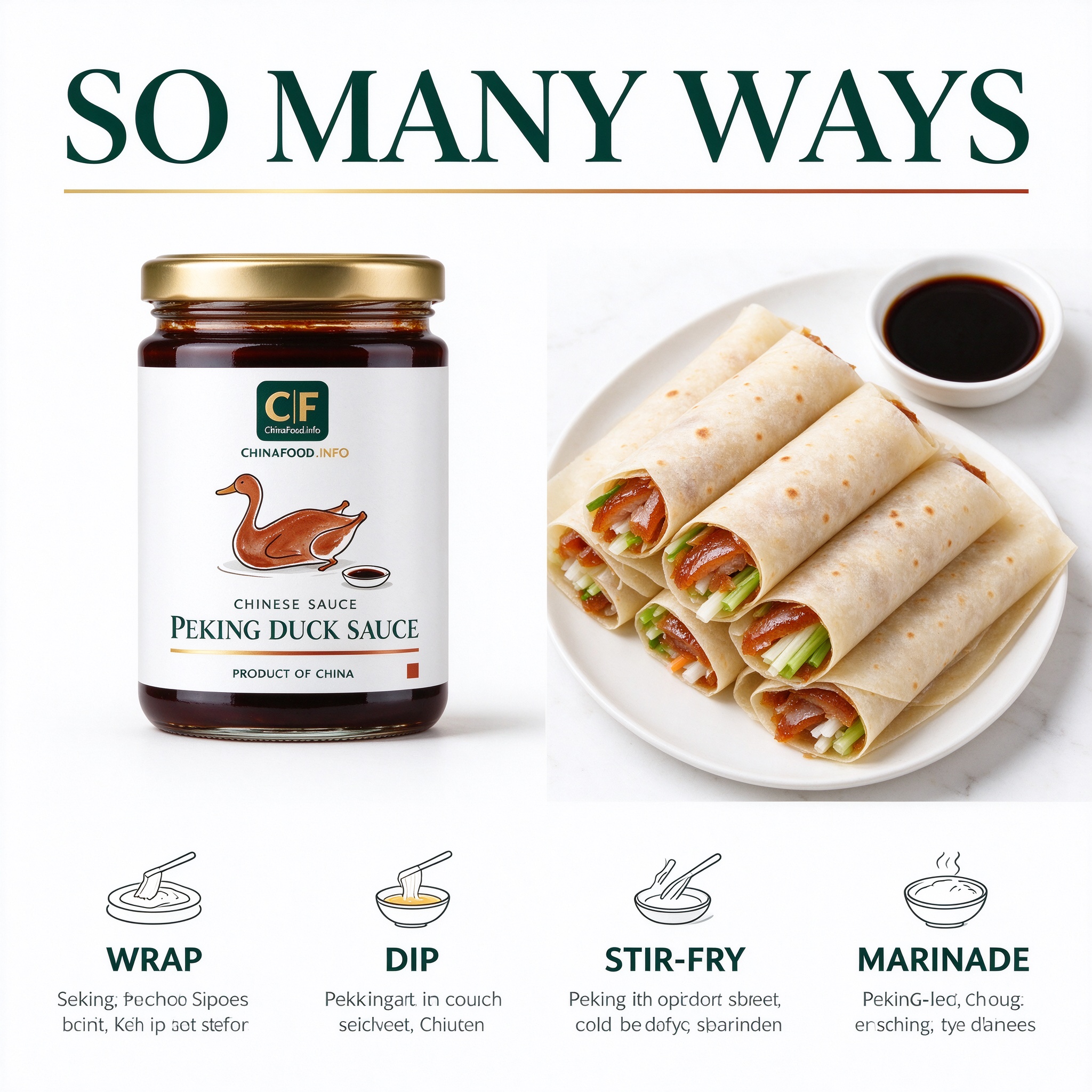 Peking duck sauce — So many ways — alternate view