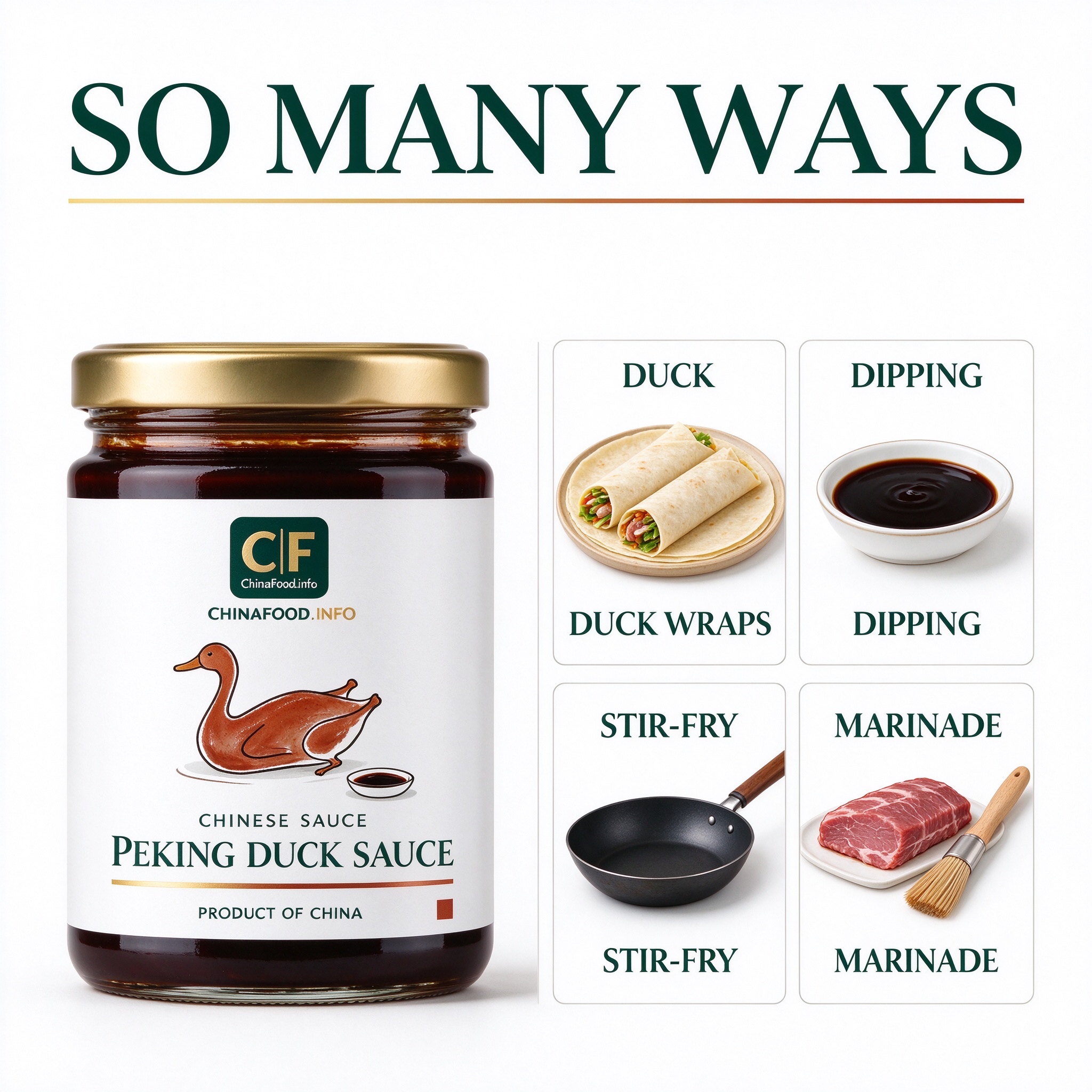 Peking duck sauce — So many ways
